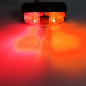 0,5 Вт 10-30 В универсальный 10 шт. Красный боковой маркер сигнальный свет индикатор зазора лампа для автомобиля грузовик прицеп караван RV лодка