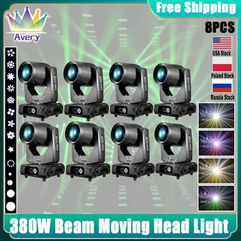 0 Налог 8 шт. 380 Вт 20R Sharpy Beam Moving Head Light 16 с 8 + 16 + 24 двойными призмами с движущейся головкой для DJ Disco