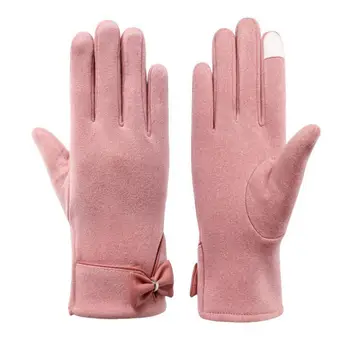 1 пара зимних перчаток Модные женские зимние плюшевые подкладки с полным пальцем Подкладка для рук Согреватель рук Удобные перчатки на открытом воздухе