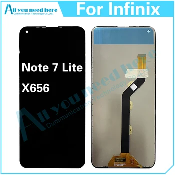 100% тест для Infinix Note 7 Lite X656 ЖК-дисплей с сенсорным экраном Дигитайзер в сборе Замена деталей