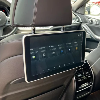 11,6 дюйма Android 12.0 Автомобильный монитор в подголовнике для BMW F01 F02 F03 F10 F11 F15 F16 WiFi 4K 1080P Сенсорный экран Видео Скрытый кронштейн
