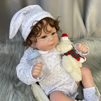 18 дюймов Куклы Bebe Reborn Элайджа Возрожденный малыш Реалистичный ребенок Живой Реалистичные куклы для новорожденных Настоящая кукла Детские куклы Игрушка для девочек