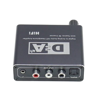 192 кГц Hifi ЦАП Цифро-аналоговый преобразователь 3,5 мм Адаптер усилителя для наушников