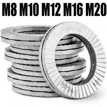 1шт M8 M10 M12 M16 M20 Шайбы стопорные шайбы Оригинальные клиновые стопорные шайбы Клиновая стопорная шайба Прокладка Dacromet