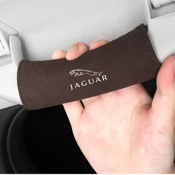 2 шт. Замша Автомобильная ручка на крыше Потолочный подлокотник Аксессуары для Jaguar S-Type F-Type X-Type F-Pace I-Pace E-Pace XJR XE