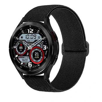 20 мм Ремешок для Samsung Galaxy Watch 4 Classic 46 мм 42 мм / Watch 4 40 мм 44 мм Эластичный нейлоновый ремешок для Galaxy Watch 3 41 мм Активный 2