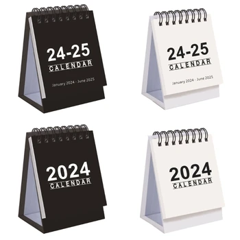 2024 Мини-настольный календарь для офисных работников и студентов с номерами недель Dropship
