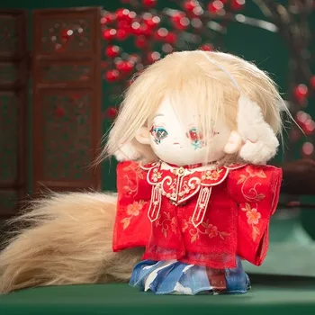 20см хлопчатобумажная кукла одежда красная медицина Ханьфу костюм кукла сменная одежда нет атрибутов