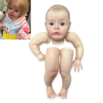 24inch Уже окрашенные комплекты Sue-Sue Awake Lifelike Baby Doll 3D Painting Видимые вены Ткань Тело в комплекте Плесень Bebe Reborn
