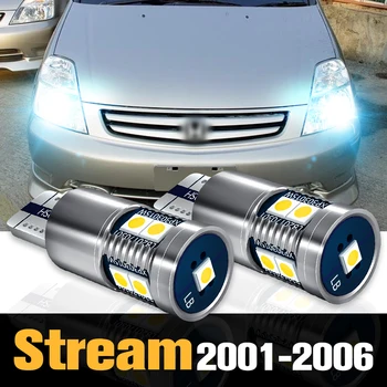 2pcs Canbus Светодиодный габаритный свет Аксессуары для Honda Stream 2001-2006 2002 2003 2004 2005