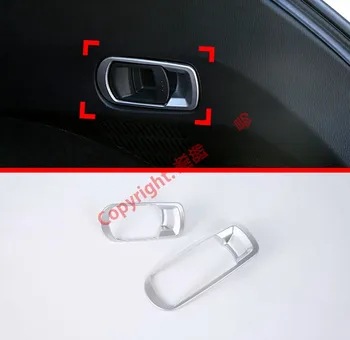 ABS Pearl Chrome Крышка ручки регулировки заднего сиденья для Mazda CX-5 2017 2018 2019 Автомобильные аксессуары Наклейки