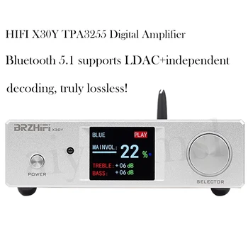 AIYIMA SMSL Новый X30Y TPA3255 Hifi Усилитель 2.0 Стерео 150 Вт Пульт дистанционного управления Декодирование LDAC 5.1 Bluetooth Цифровой усилитель Аудио