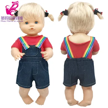 Baby Doll Одежда 40 см Джинсовые брюки Ropa Y Su Hermanita Reborn Doll Наряды
