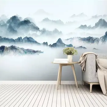 Beibehang Пользовательские обои 3d новые китайские абстрактные чернила пейзаж фон обои спальня украшение фреска papel de parede