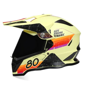 Cascos Высокое качество ABS Профессиональное ралли Мотокросс Картинг Гонки Полнолицевой защитный шлем Горные гонки Скоростной спуск Шлем