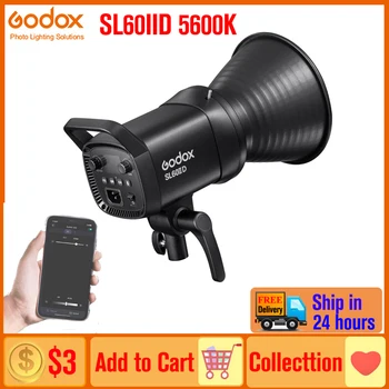 Godox SL60II SL60IID SL60IIBi SL60 II Bi SL60W COB Светодиодный видеосвет Непрерывный свет Крепление Bowens для студийной видеозаписи