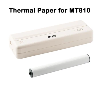 MT810 Бумага формата А4 Оригинальная термобумага для принтера MT810 Ширина 210 мм или 110 мм Белая бумага для принтера HPRT A4 MT810