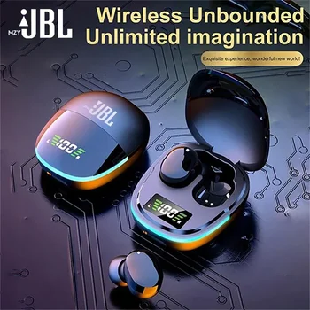 mzyJBL Bluetooth-наушники Беспроводные наушники HiFi Светодиодный дисплей Гарнитура Водонепроницаемые спортивные наушники с шумоподавлением с микрофоном