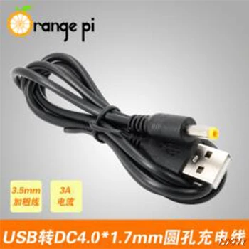 Orange Pi USB-шнур питания 5V3A usb-dc4 1,7 мм Зарядный кабель с круглым отверстием