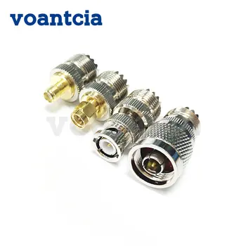 SMA Female SMA Male N Male BNC to UHF Female RF Coaxial Connector Adapter SO239 PL259 For Walkie Talike Автомобильная радиоантенна