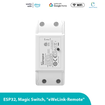 Sonoff Basic R4 Wifi DIY прерыватель Smart Switch Пульт дистанционного управления Smart Home eWeLink APP Control Работа с Alexa Google Home
