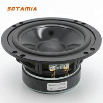 SOTAMIA 1 шт. 5,5-дюймовый динамик HIFI 4 Ом 150 Вт НЧ-динамик Алюминиевая рама Музыкальный звук Громкоговоритель для домашнего кинотеатра