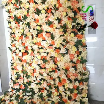 SPR декотайон настенные искусственные цветы могут свернуть ткань основа свадебный фон цветочная стена свадебный декор