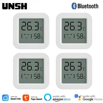 Tuya Smart Bluetooth Датчик температуры и влажности Внутренний гигрометр Термометр Умный контроль жизни Поддержка Alexa Google Home