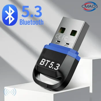 USB Bluetooth адаптер 5.3 5.1 для беспроводного динамика аудио мышь Bluetooth адаптер USB адаптер Bluetooth 5.0 приемник передатчик