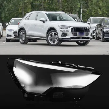  Автомобильная передняя крышка фары Объектив Стеклянные фары Прозрачный абажур Лампа Корпус Маски для Audi Q3 2019-2022