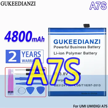 Аккумулятор GUKEEDIANZI большой емкости 4800 мАч для UMI UMIDIGI A7S