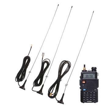 Антенна рации UV5R Антенна усиления для антенны рации Портативное радио Мини-присоска Автомобильная антенна Усиление антенны UT108