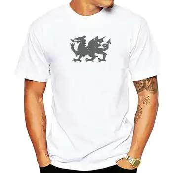 Валлийский флаг Геральдика Дракон Валлийский футбол День Сент-Дэвидса Уэльс Футболка Camisas Мужчины 3D-печатные топ-футболки для взрослых Топы Футболки