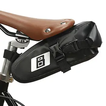Велосипедная седельная сумка Дорожный велосипед Водонепроницаемые велосипедные седельные сумки Съемная сумка для горного велосипеда большой емкости под сиденьем Велосипедная сумка