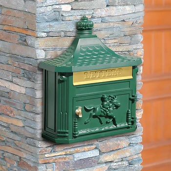 Винтажная производственная коробка Outsid Decor Металлический почтовый ящик для стены
