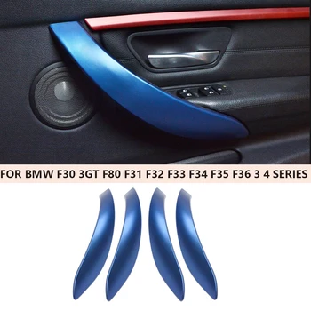 Внутренняя ручка Обшивка Для BMW F30 3GT F80 F31 F32 F33 F34 F35 F36 3 4 Series Pull Handle Outer 2012-2019 Автомобильные аксессуары
