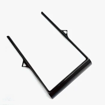  для модели S Model X Screen Surround Real Dry Carbon Cover Carbon Frame Panel Interior Accessories