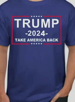Дональд Трамп 2024 Верните Америку Сделай Америку снова великой, президент-футболка