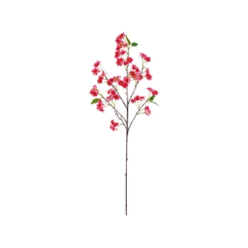 Искусственные ветви цветущей сакуры, легкая роскошь, высококачественные цветущие вишневые деревья, цветы персика, пластиковые цветы, оранжевый жасмин