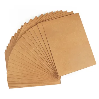 Крафт-папка для файлов 20 шт., коричневый держатель для бумаги формата A4 с карманной папкой для презентаций Папка для документов проекта для школьных папок