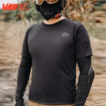 летний мотоцикл мужская футболка с коротким рукавом для верховой езды дышащая быстросохнущая велосипедистка нижняя рубашка велосипед футболка защитное снаряжение райдер