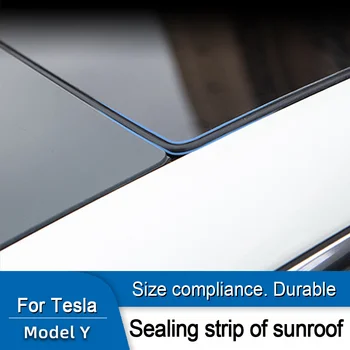 Люк Стеклянное уплотнительное кольцо Полоса Ветровое стекло Крыша Понижающий шум ветра Уплотнение Комплект для Tesla Model 3 Y