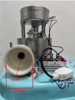 Микротурбинный гидрогенератор 220 В, катушка из чистой меди, генератор силы воды из алюминиевого сплава для наружного освещения и т. Д.