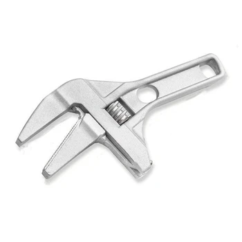 Многофункциональный гаечный ключ с короткой ручкой и зубьями для гаечного ключа для ванной комнаты используется для установки прочной канализационной трубы кондиционера