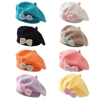 Модная и удобная шапка Baby Girl Knit Cap Стильная для повседневной носки