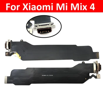  Новый USB-порт зарядки Гибкий кабель Разъем Детали для замены микрофонного модуля Xiaomi Mi Mix 4 Mix4 5G