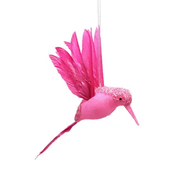 Привлекательный орнамент для подвешивания птиц Реалистично выглядящий Изысканное мастерство Искусственное украшение для птиц