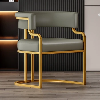 Роскошный дизайн Обеденный стул Стойка Металлический банкетный прием Скандинавский стул Современные шезлонги Salle Manger Мебель HD50CY