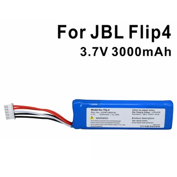 Сменный аккумулятор для беспроводной колонки Аккумулятор GSP872693 01 для JBL Flip 4, Flip 4 Special Edition 3,7 В 3000 мАч
