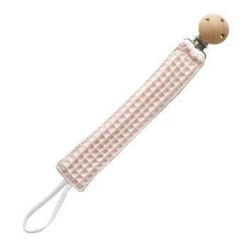 Уникальная цепочка детской пустышки с буковым зажимом Модный держатель для прорезывателей для зубов Прямая поставка